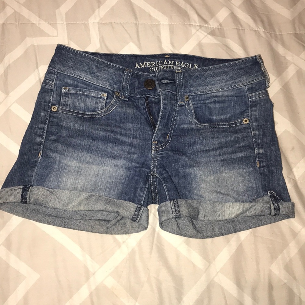 Denim shorts